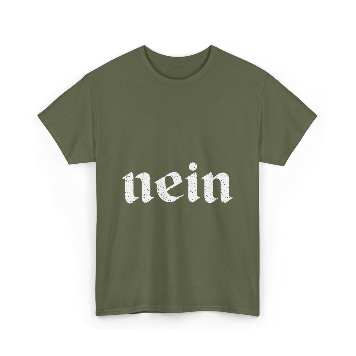 Nein Germany German Eagle T-Shirt - Military Green