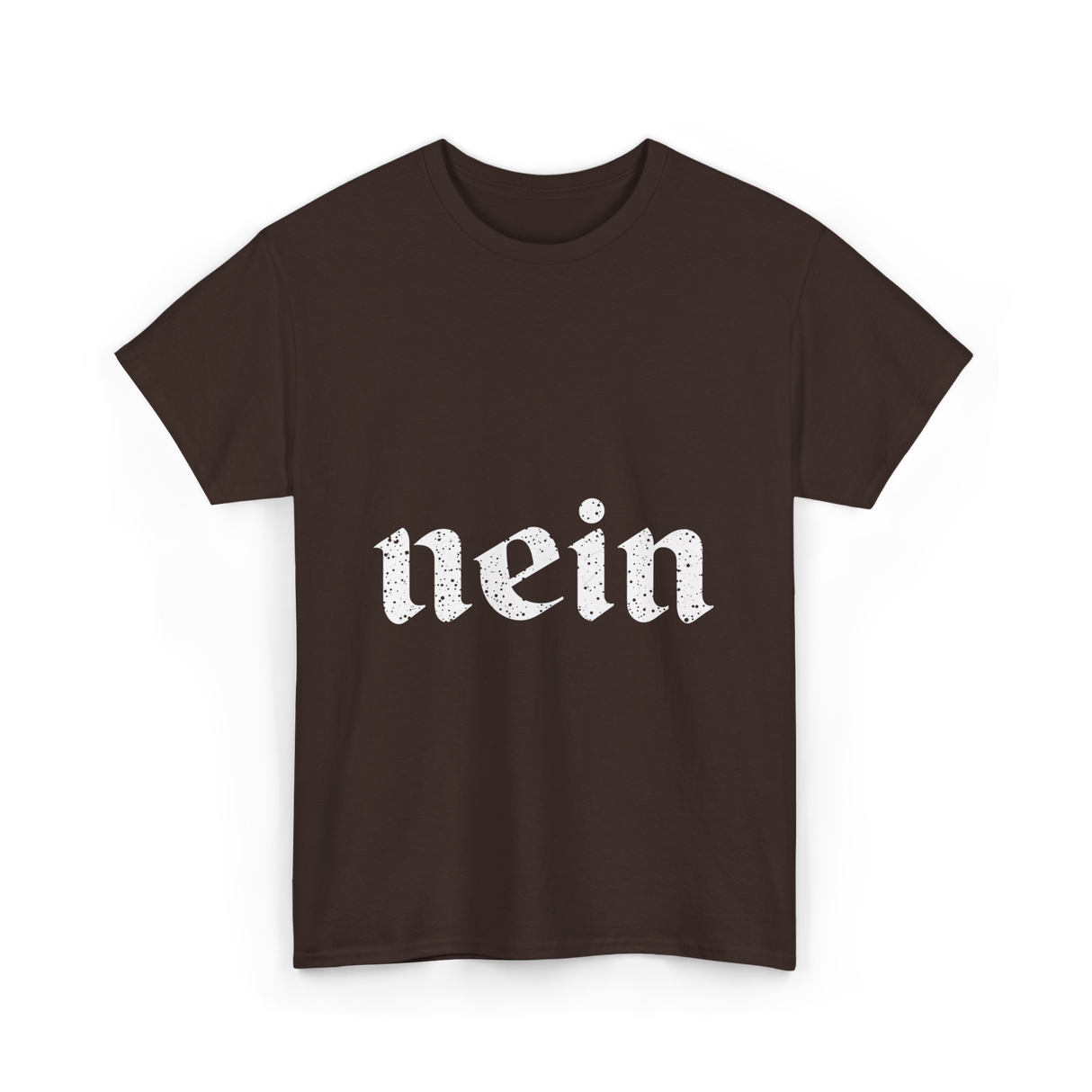 Nein Germany German Eagle T-Shirt - Dark Chocolate