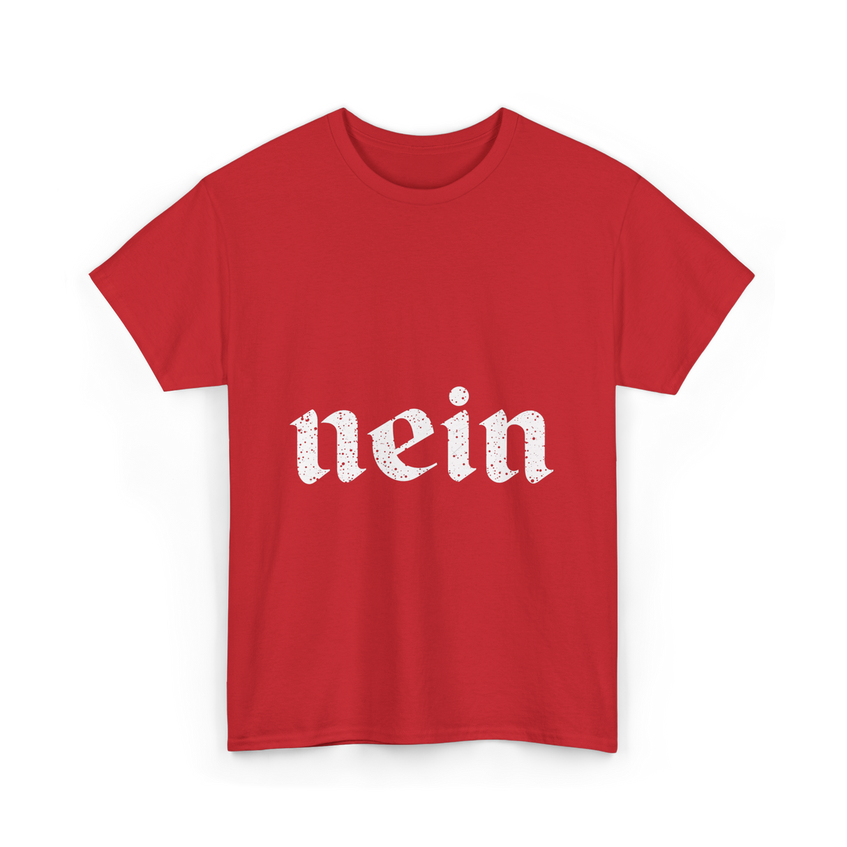 Nein Germany German Eagle T-Shirt - Red
