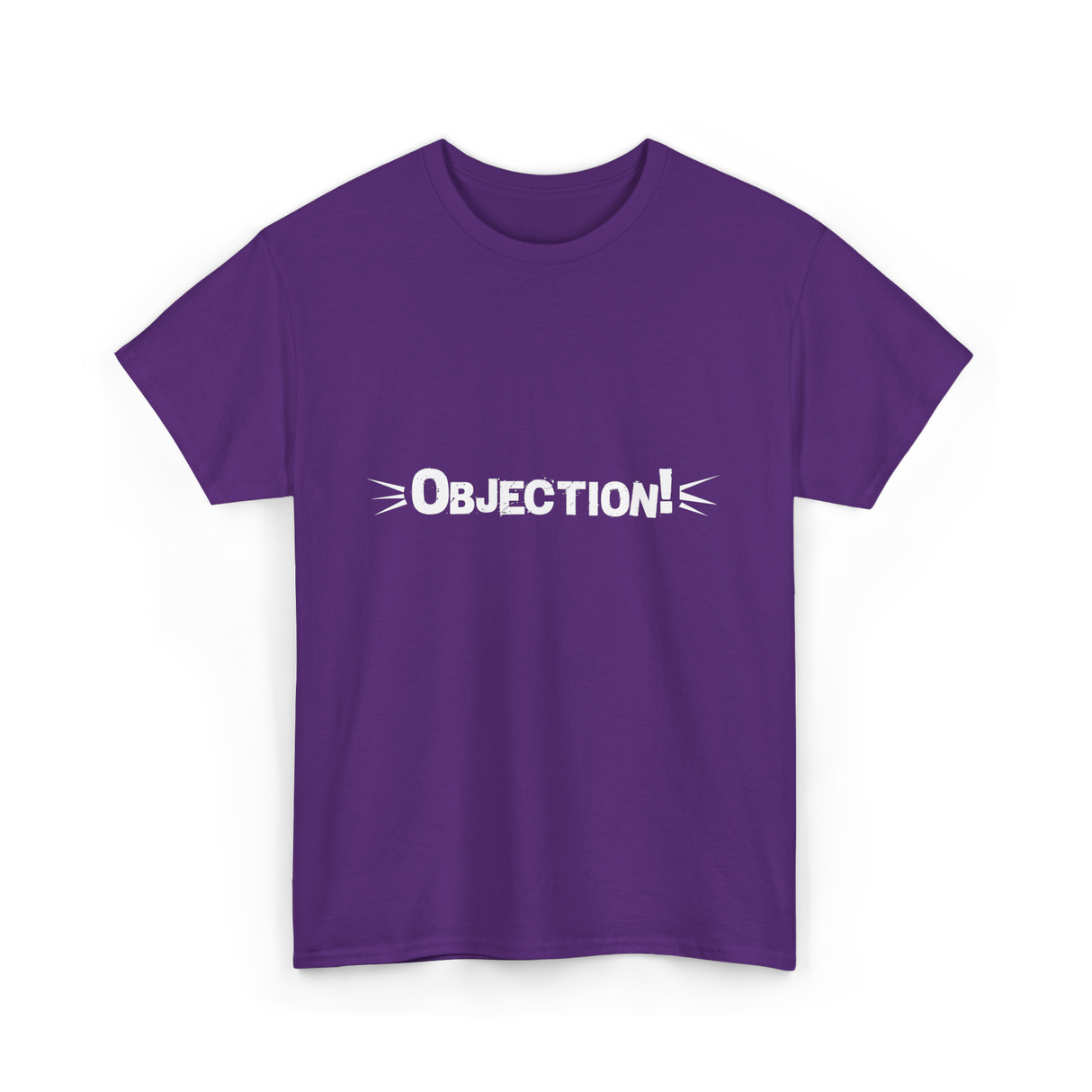 Objection Lawyer Law School Attorney T-Shirt - Purple