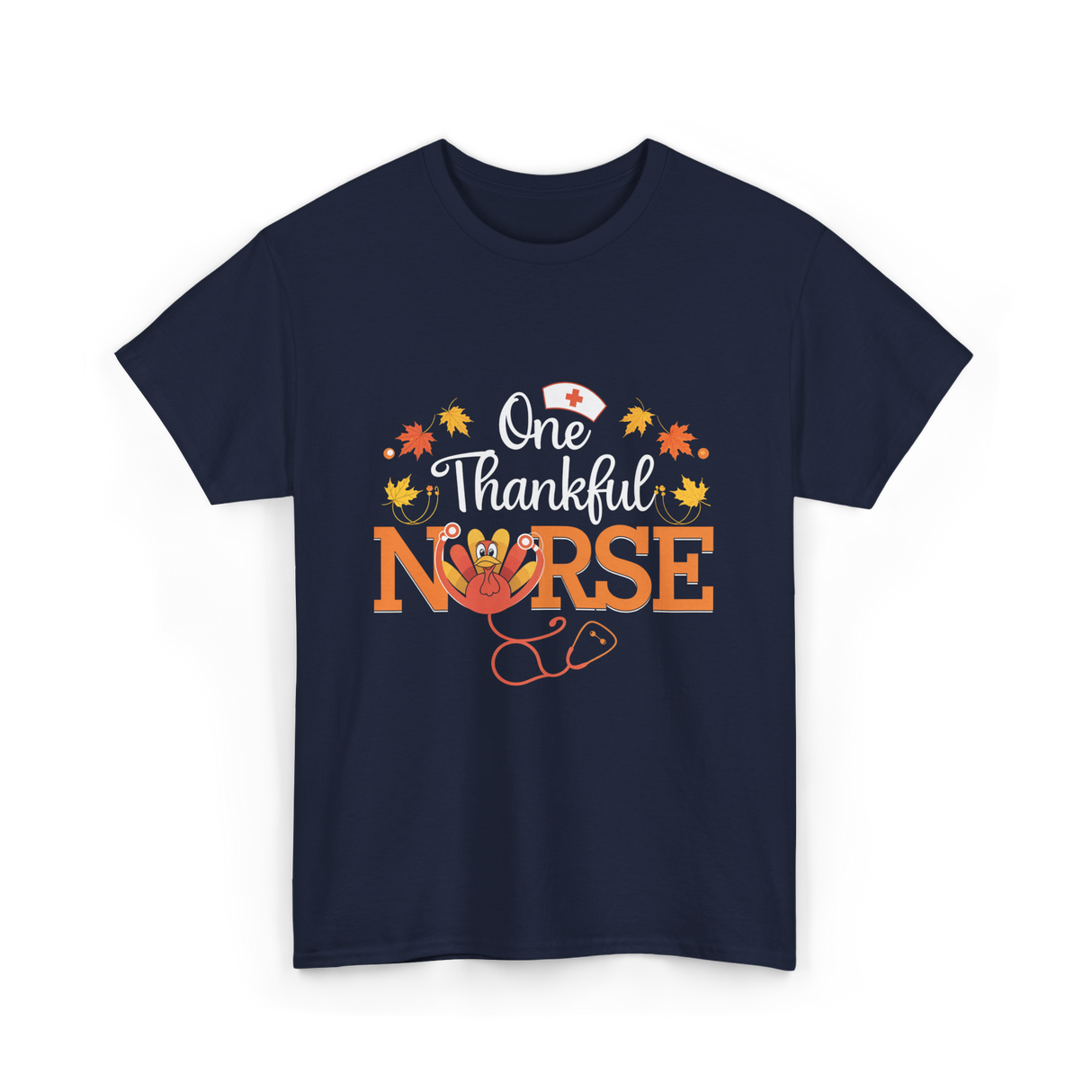One Thankful Nurse T-Shirt - Navy