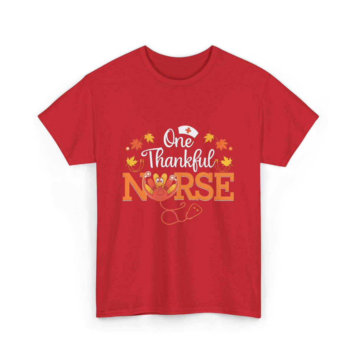 One Thankful Nurse T-Shirt - Red