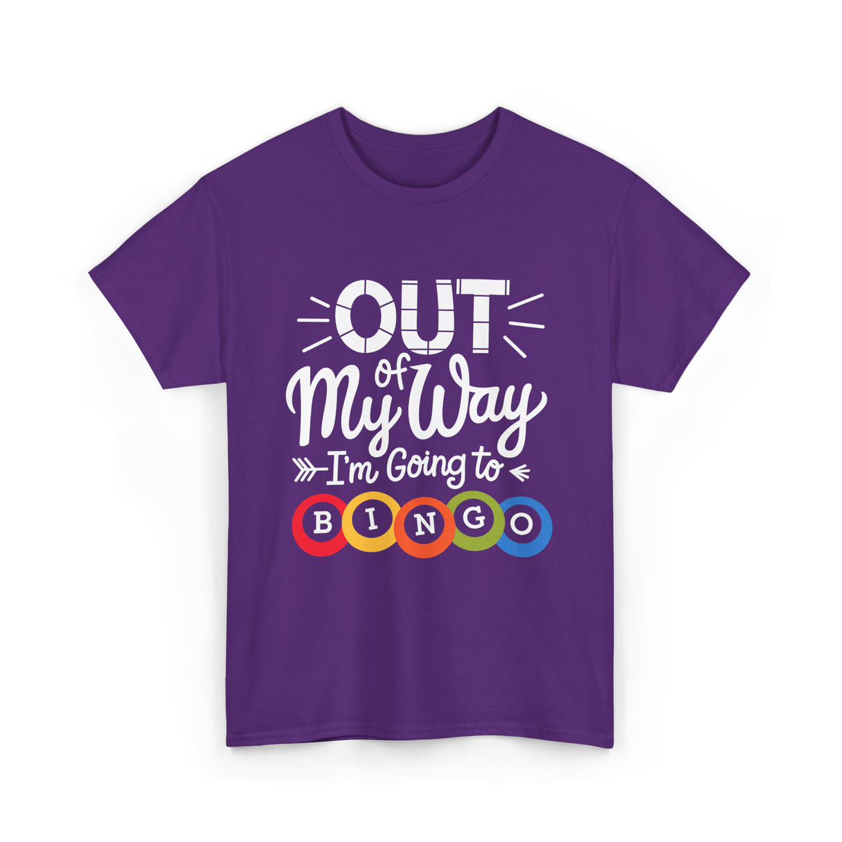 Out of My Way Bingo T-Shirt - Purple