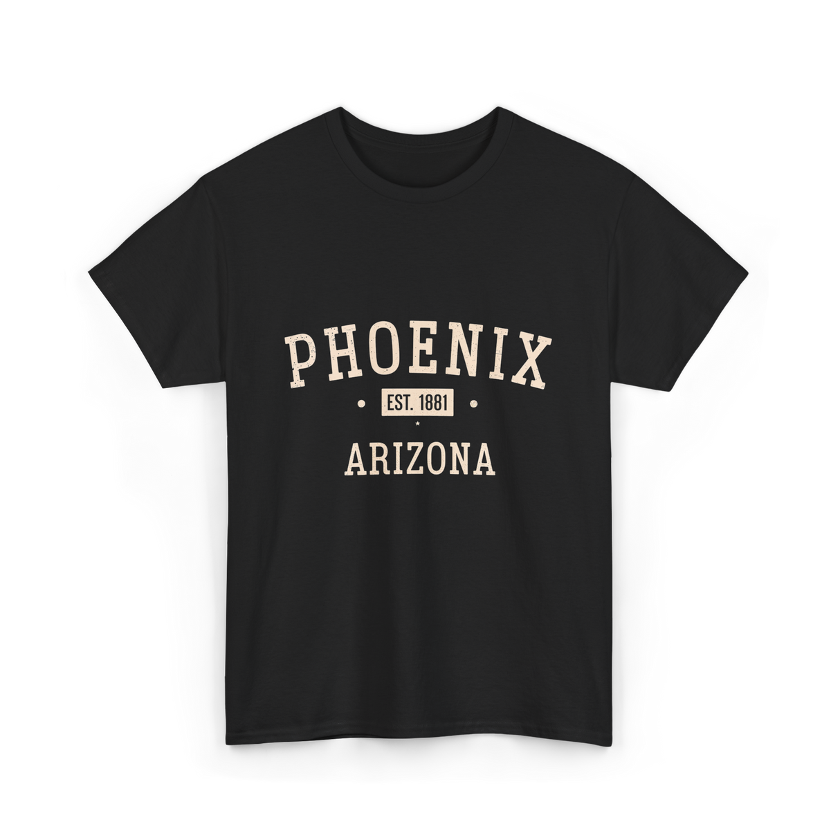 Phoenix Arizona Vintage T-Shirt - Black