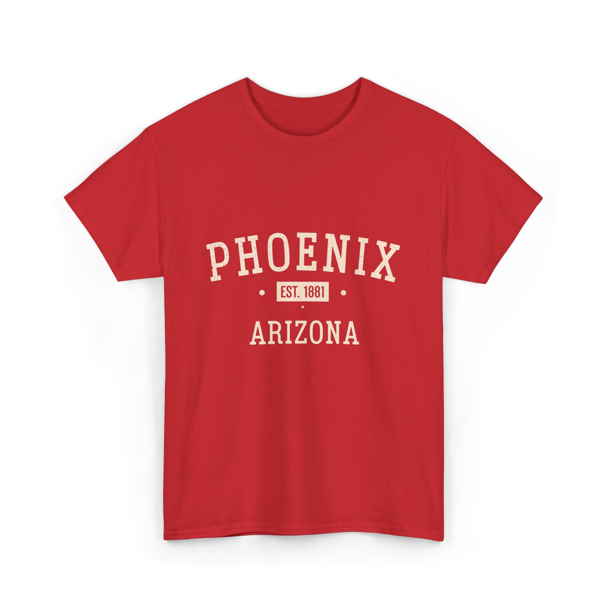 Phoenix Arizona Vintage T-Shirt - Red