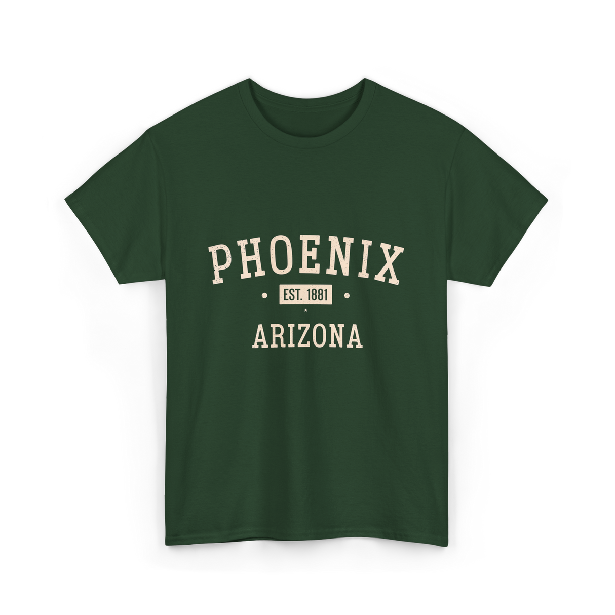 Phoenix Arizona Vintage T-Shirt - Forest Green