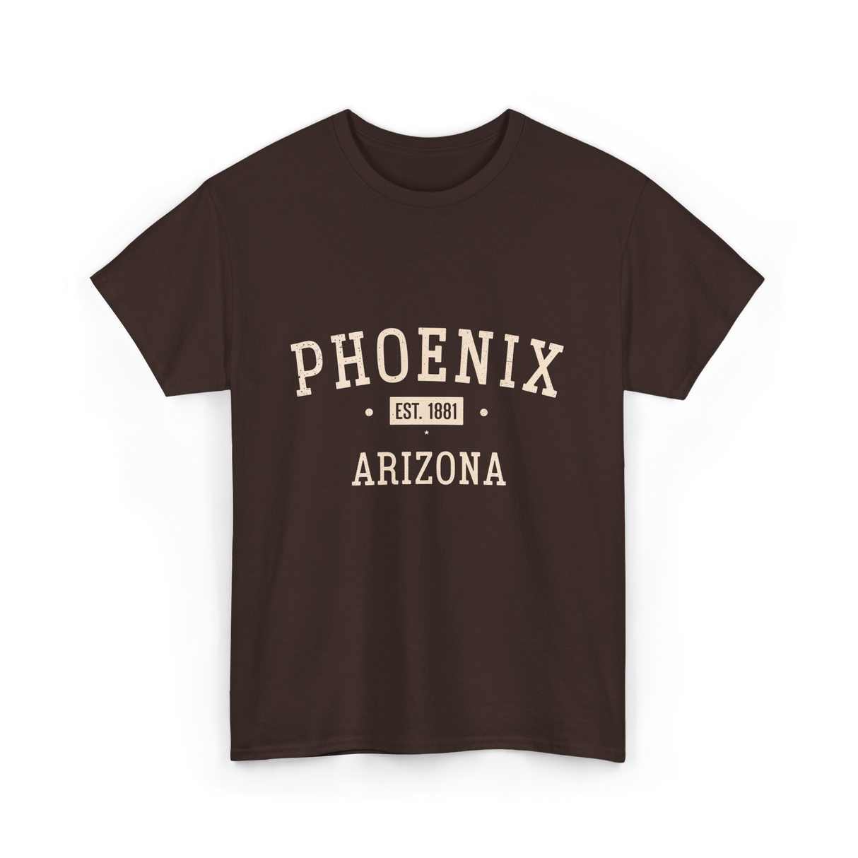 Phoenix Arizona Vintage T-Shirt - Dark Chocolate