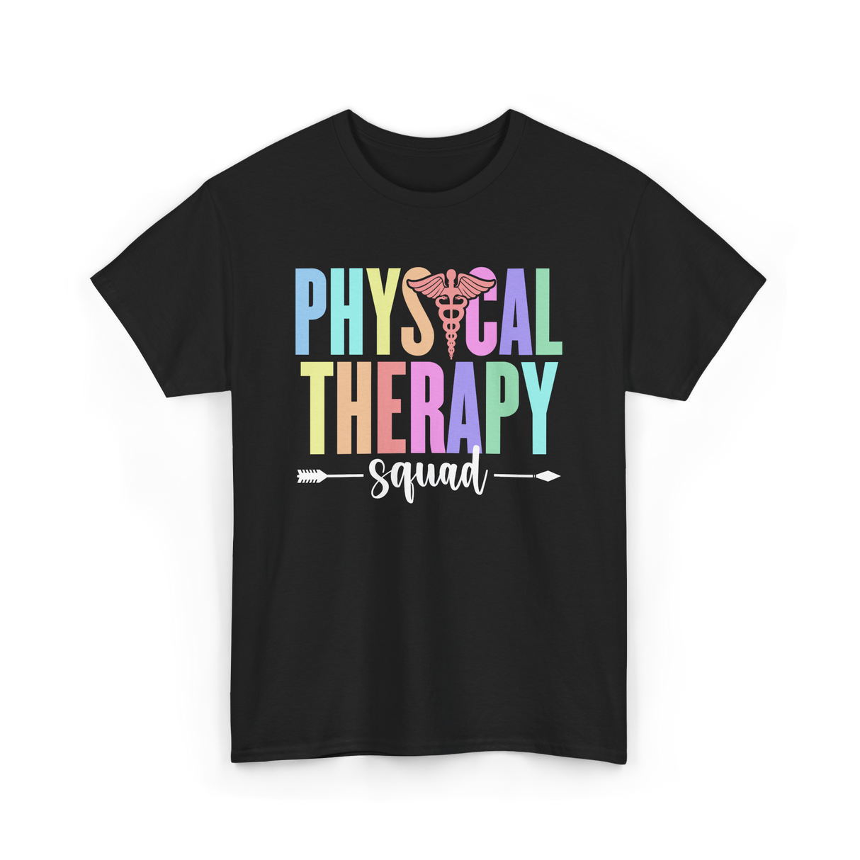 Physical Therapy Squad Therapy PT T-Shirt - Black