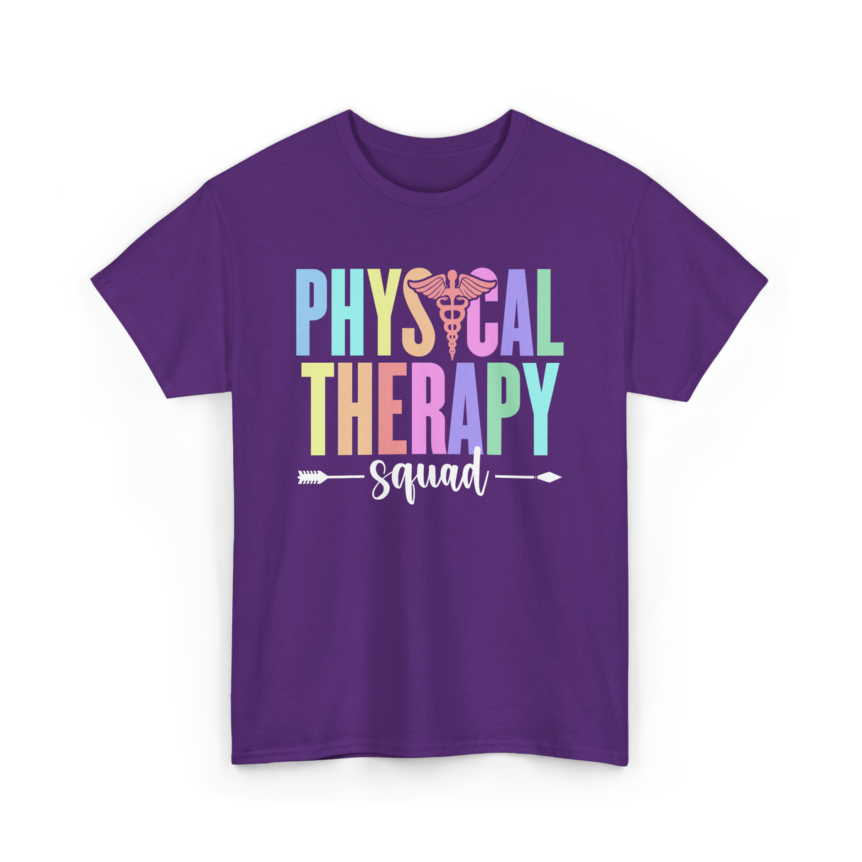 Physical Therapy Squad Therapy PT T-Shirt - Purple