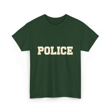 Police Officer Police SWAT T-Shirt - Forest Green