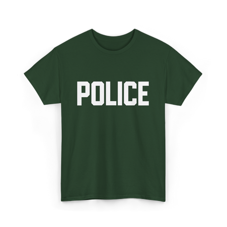 Police Police Officer T-Shirt - Forest Green