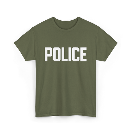 Police Police Officer T-Shirt - Military Green