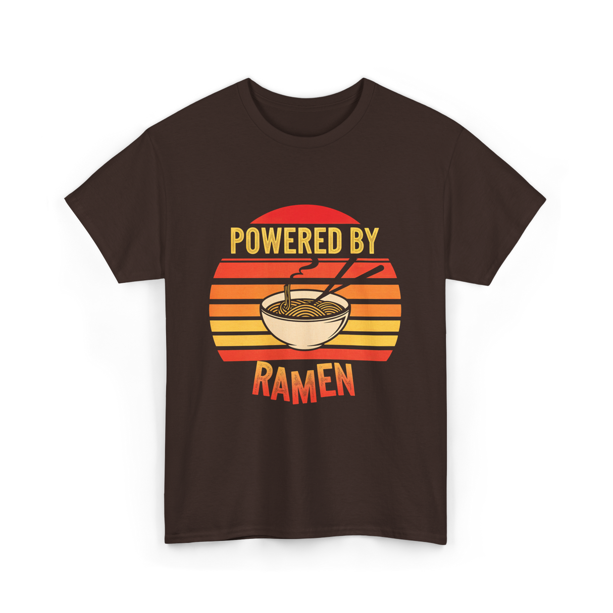 Powered By Ramen Ramen Lover T-Shirt - Dark Chocolate