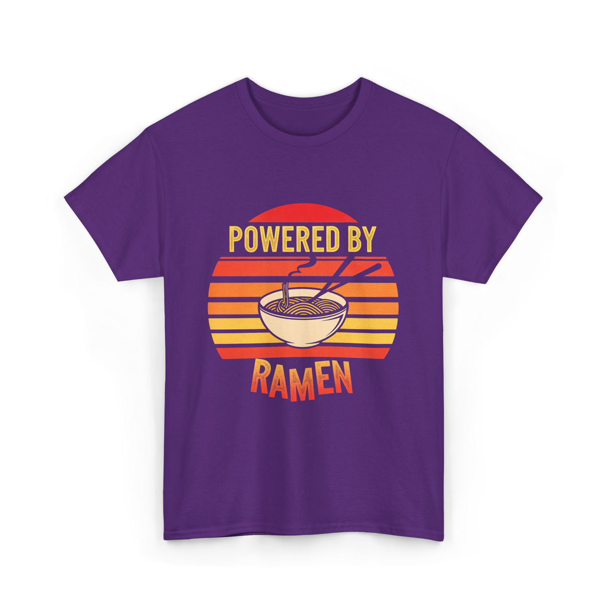 Powered By Ramen Ramen Lover T-Shirt - Purple