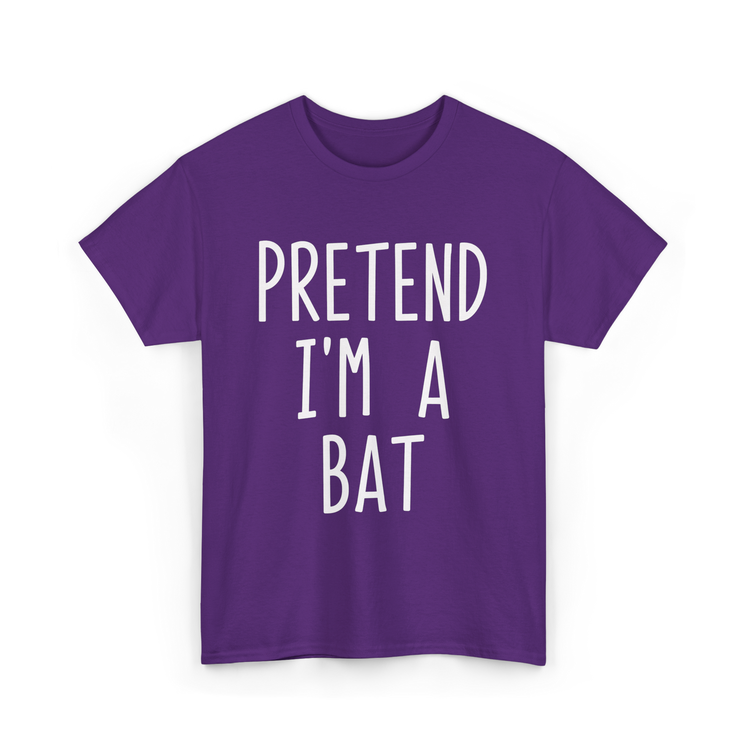Pretend I'm a Bat T-Shirt - Purple