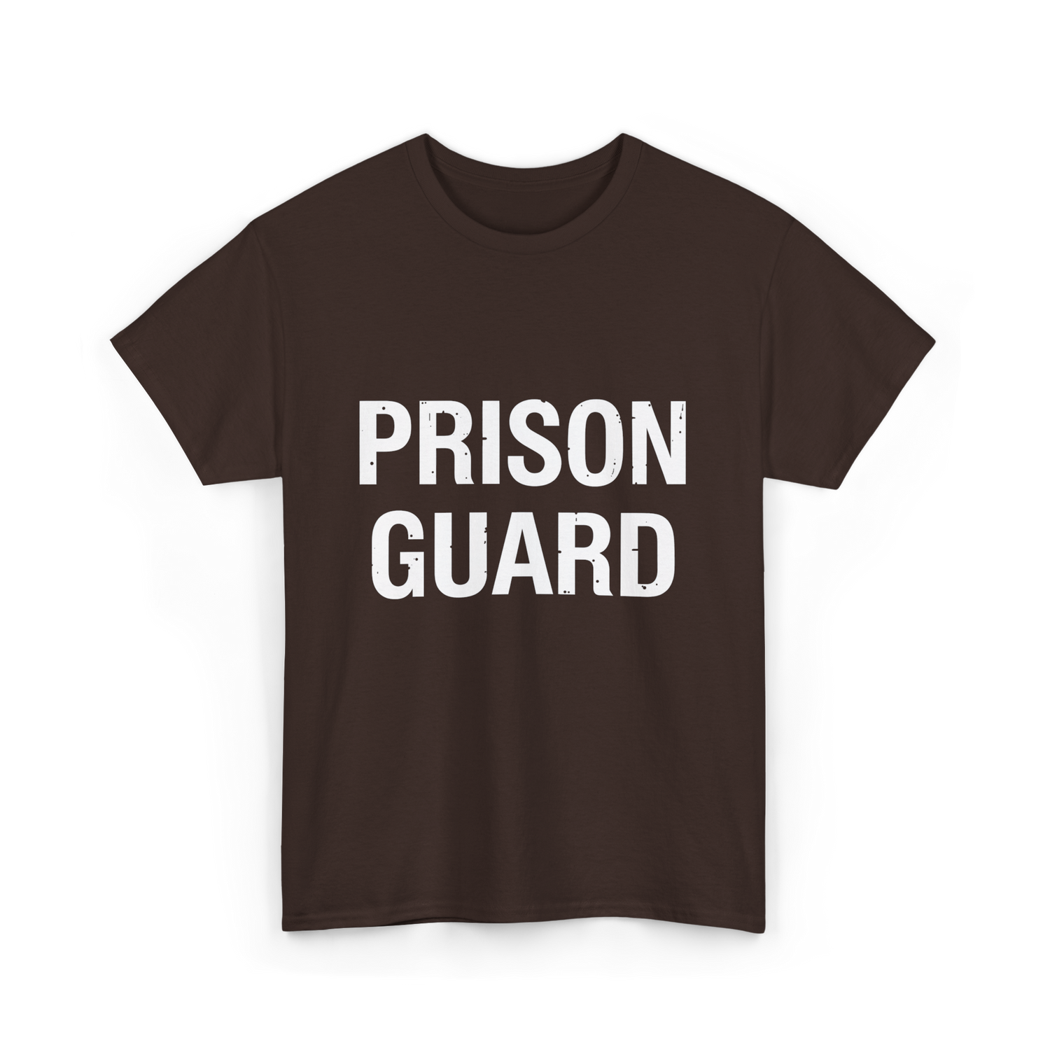Prison Guard Guard Prisoner T-Shirt - Dark Chocolate