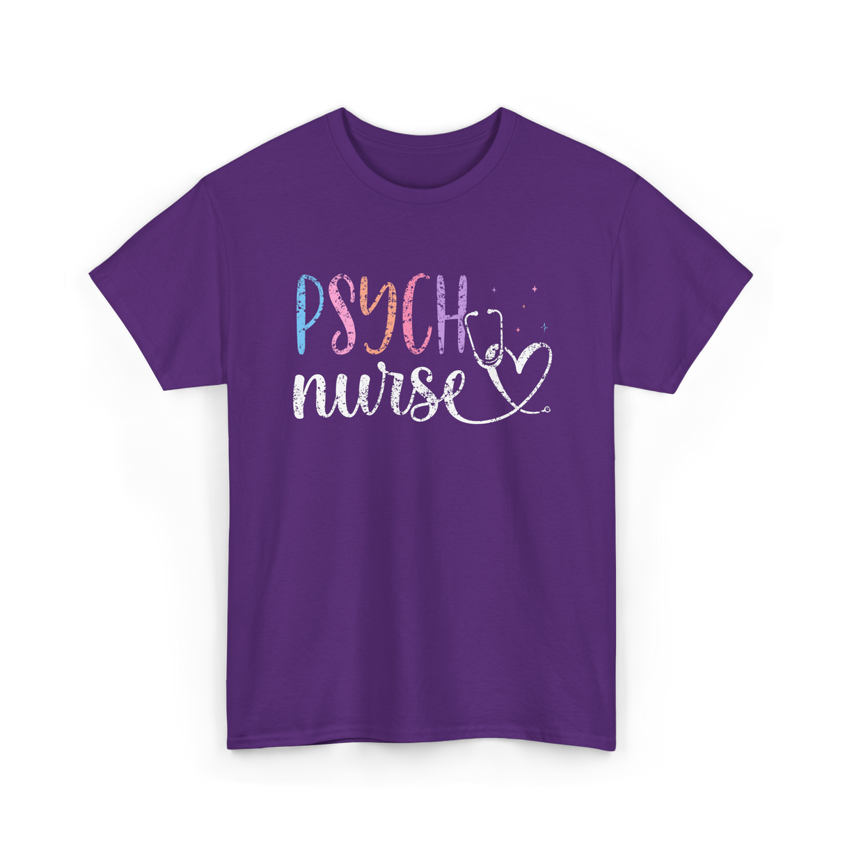 Psych Nurse Nursing Mental Health T-Shirt - Purple