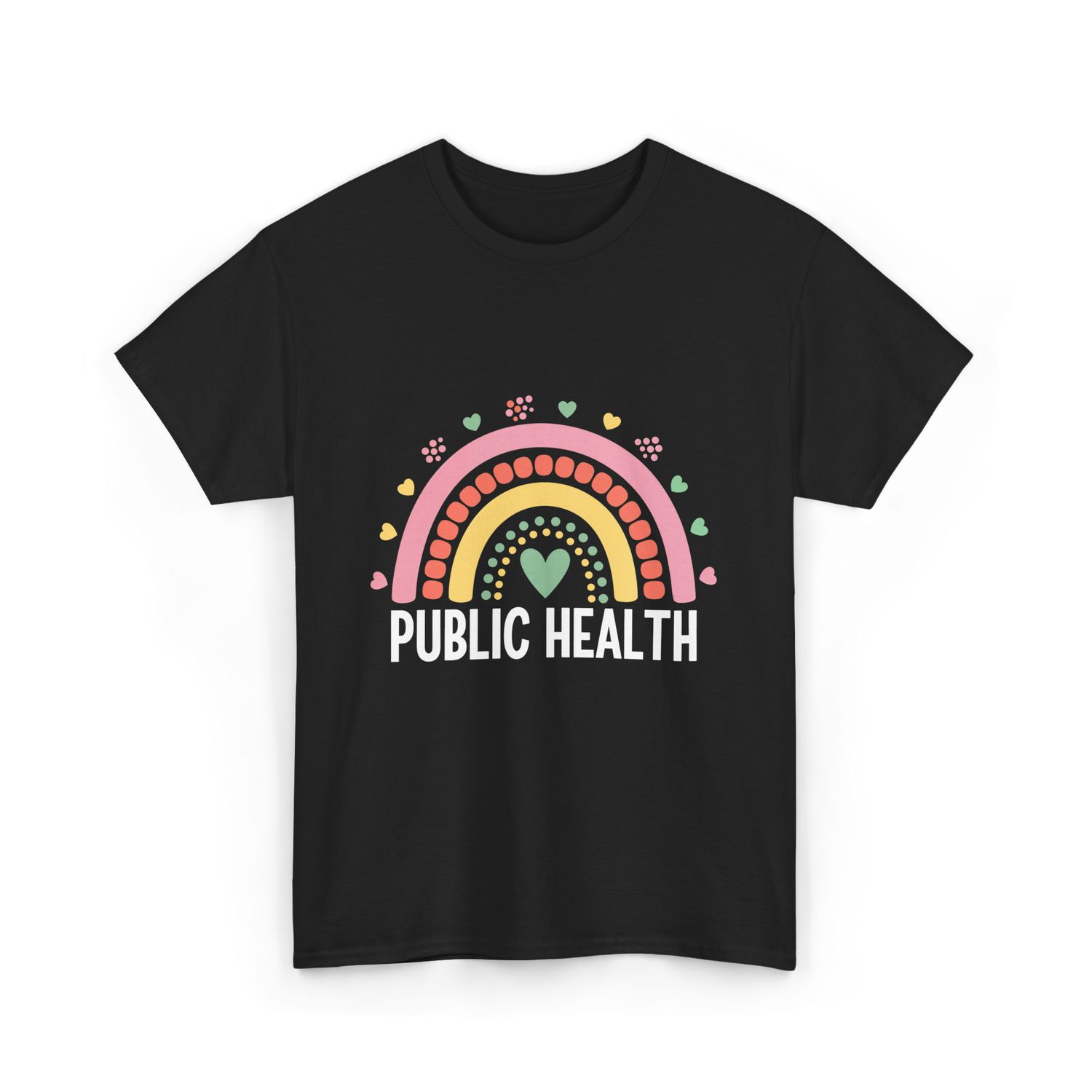 Public Health Rainbow Healthcare T-Shirt - Black