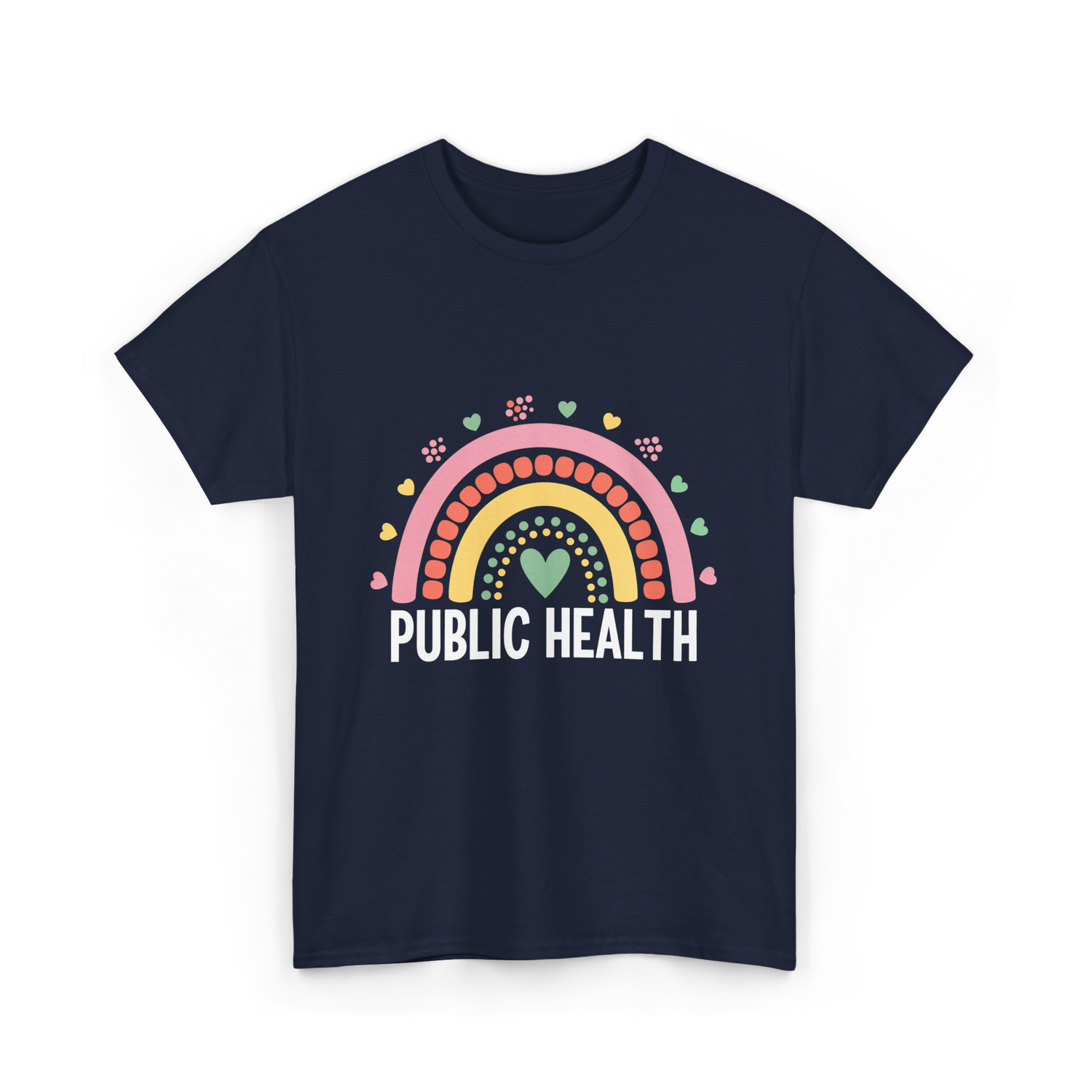 Public Health Rainbow Healthcare T-Shirt - Navy