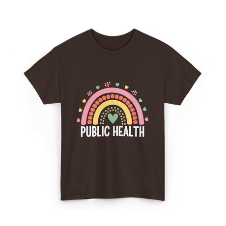 Public Health Rainbow Healthcare T-Shirt - Dark Chocolate