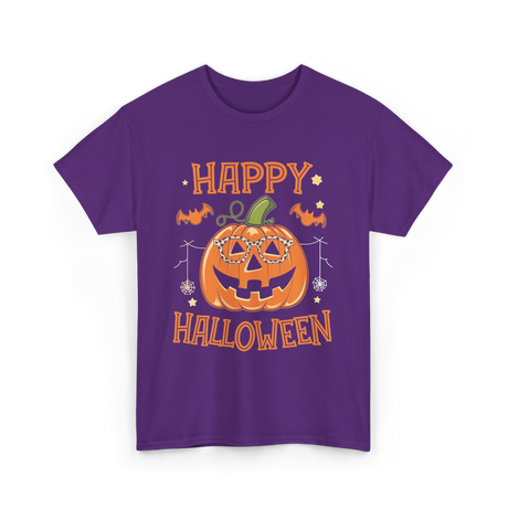 Pumpkin Halloween T-Shirt - Purple