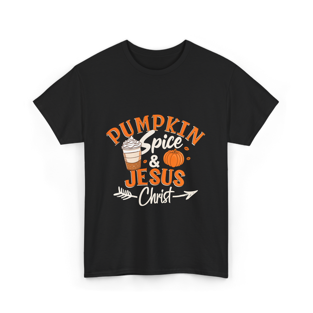 Pumpkin Spice Jesus Christ T-Shirt - Black