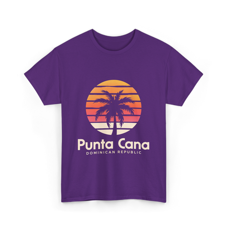 Punta Cana Dominican Republic Travel T-Shirt - Purple