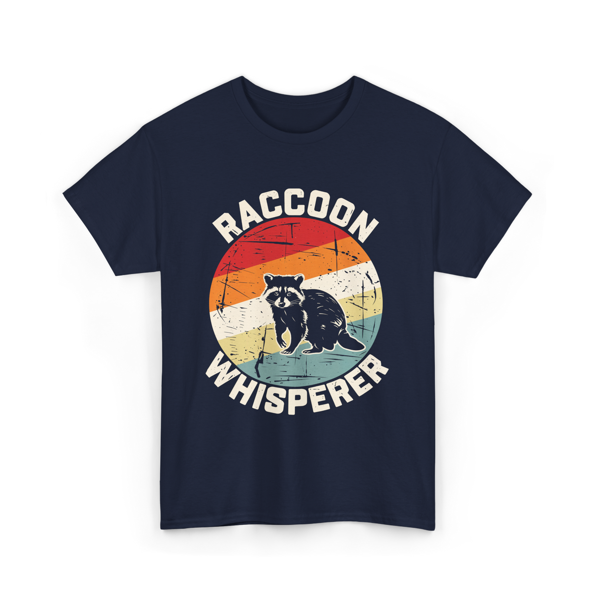Raccoon Whisperer Raccoon T-Shirt - Navy