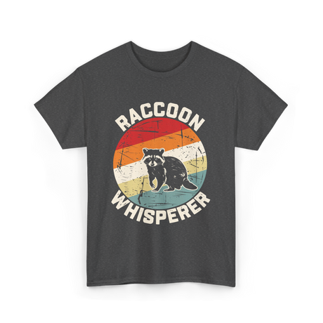 Raccoon Whisperer Raccoon T-Shirt - Dark Heather