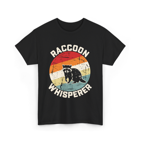 Raccoon Whisperer Raccoon T-Shirt - Black