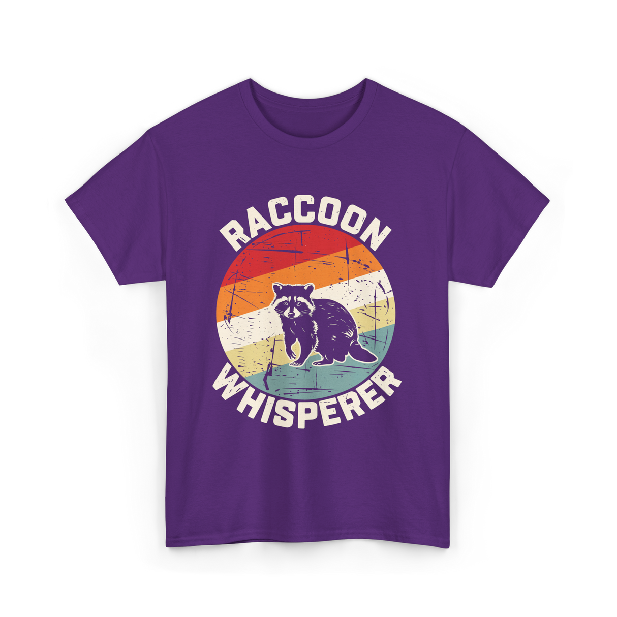 Raccoon Whisperer Raccoon T-Shirt - Purple