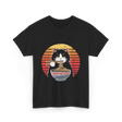 Ramen Cat Retro Noodles T-Shirt - Black