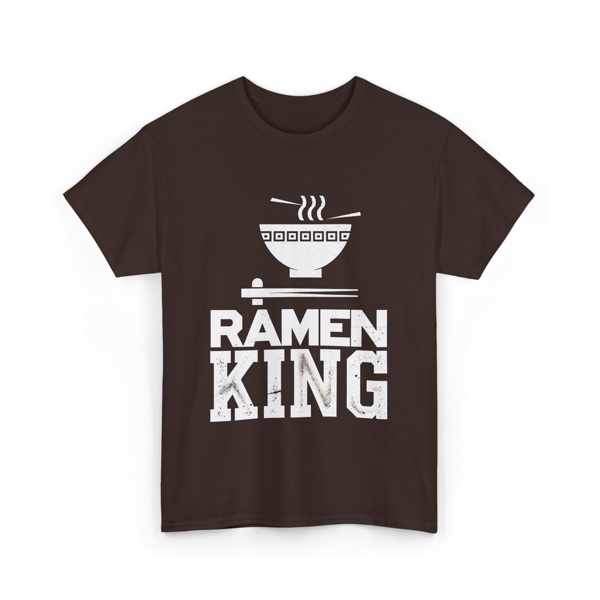 Ramen King Ramen Noodles T-Shirt - Dark Chocolate