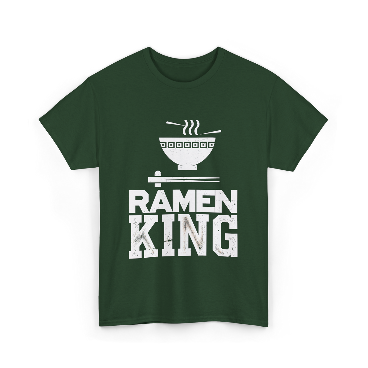 Ramen King Ramen Noodles T-Shirt - Forest Green