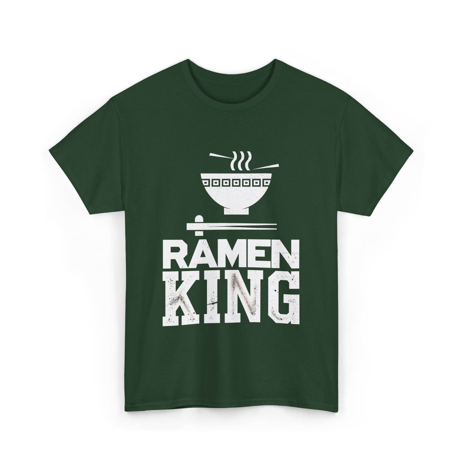 Ramen King Ramen Noodles T-Shirt - Forest Green