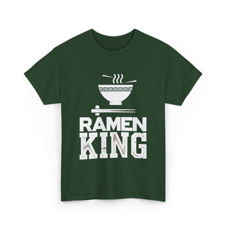 Ramen King Ramen Noodles T-Shirt - Forest Green