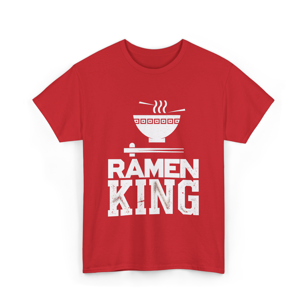 Ramen King Ramen Noodles T-Shirt - Red