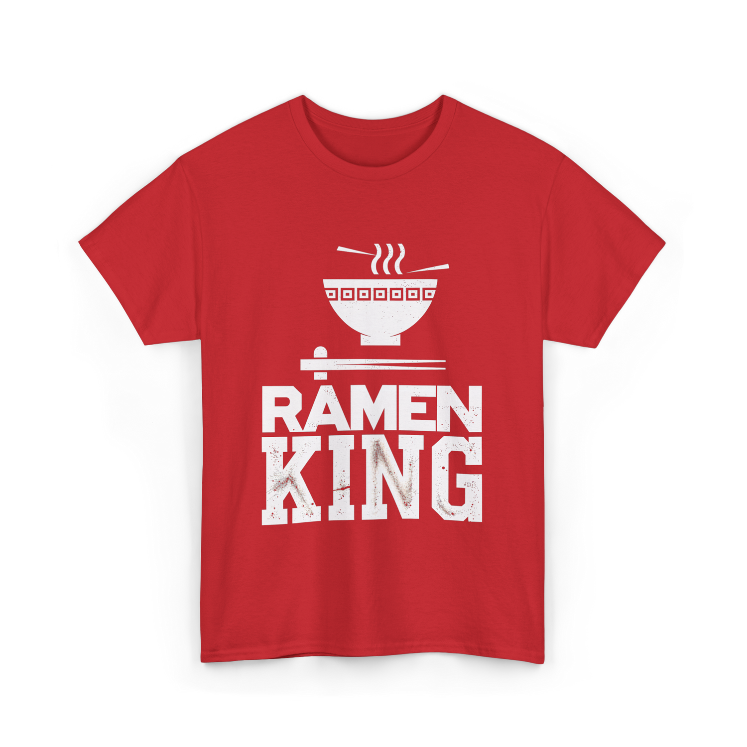 Ramen King Ramen Noodles T-Shirt - Red
