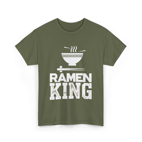 Ramen King Ramen Noodles T-Shirt - Military Green