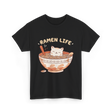 Ramen Life Cat Ramen T-Shirt - Black