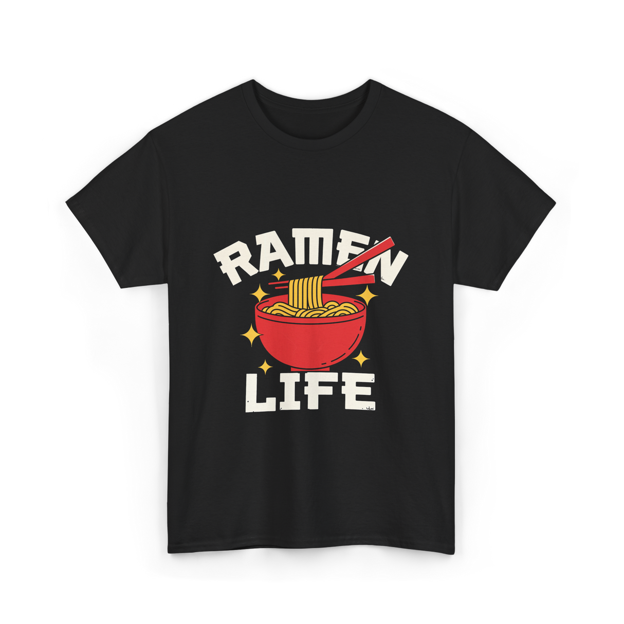 Ramen Life Ramen Noodles T-Shirt - Black