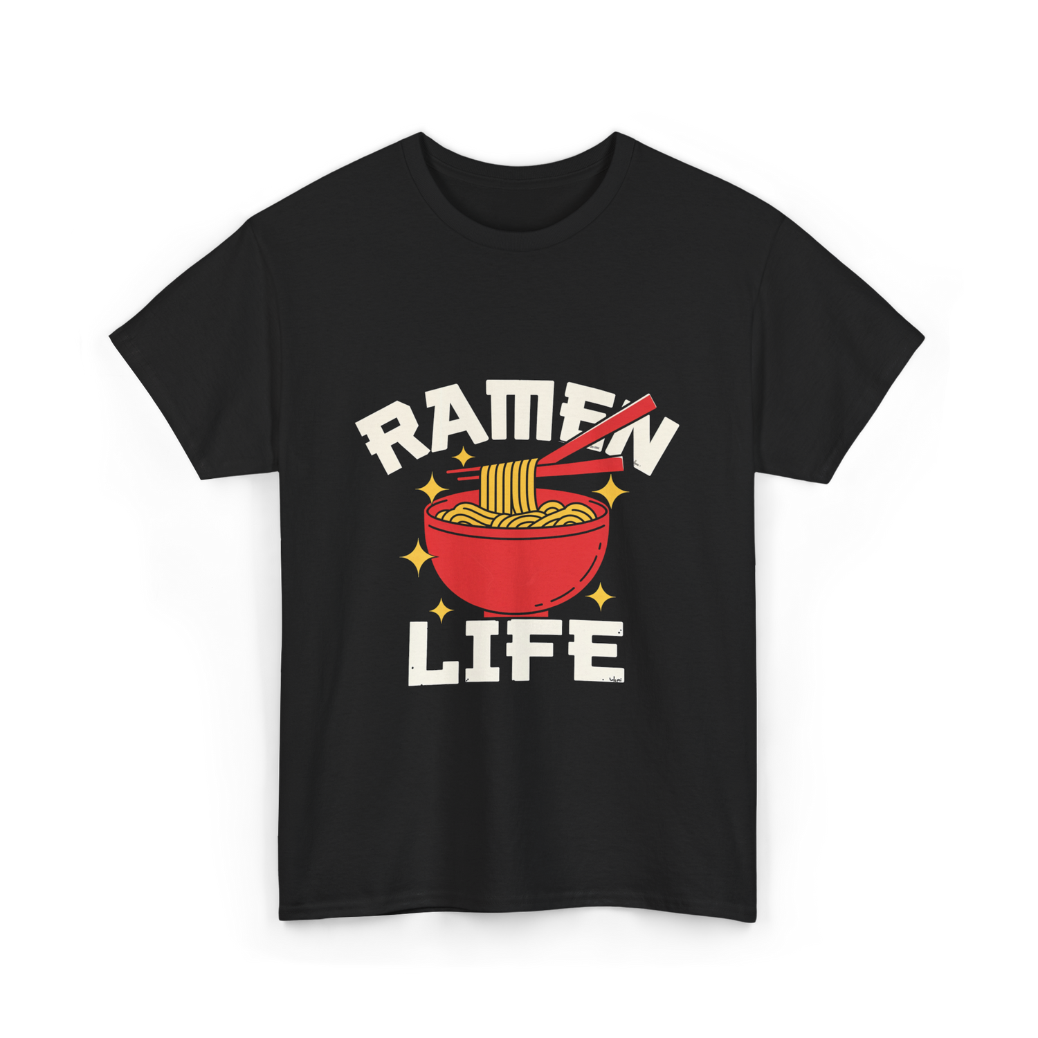 Ramen Life Ramen Noodles T-Shirt - Black