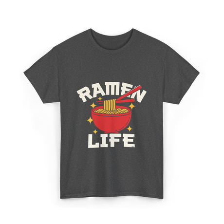 Ramen Life Ramen Noodles T-Shirt - Dark Heather