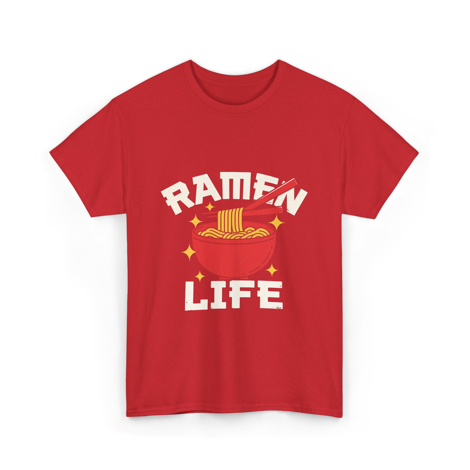 Ramen Life Ramen Noodles T-Shirt - Red