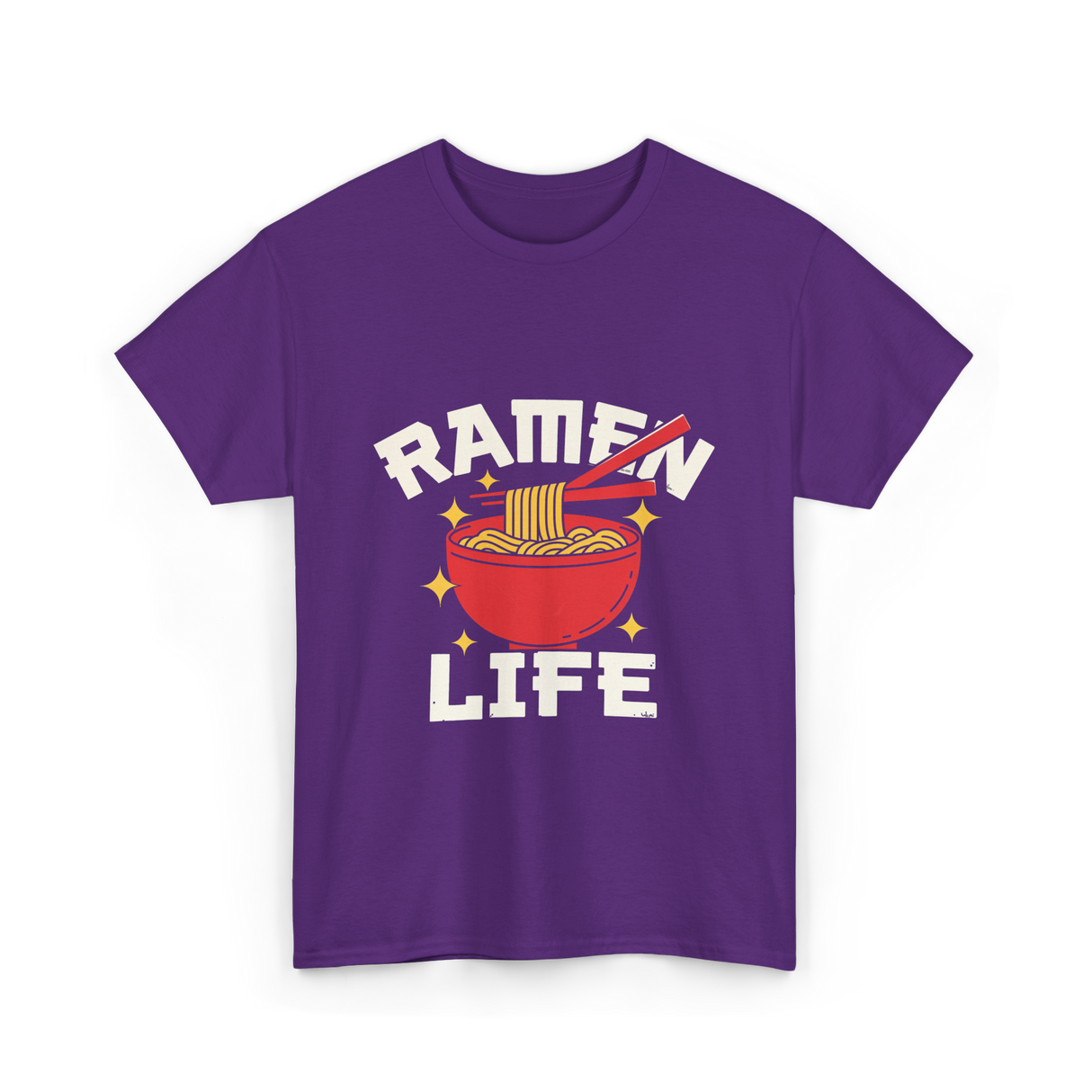 Ramen Life Ramen Noodles T-Shirt - Purple