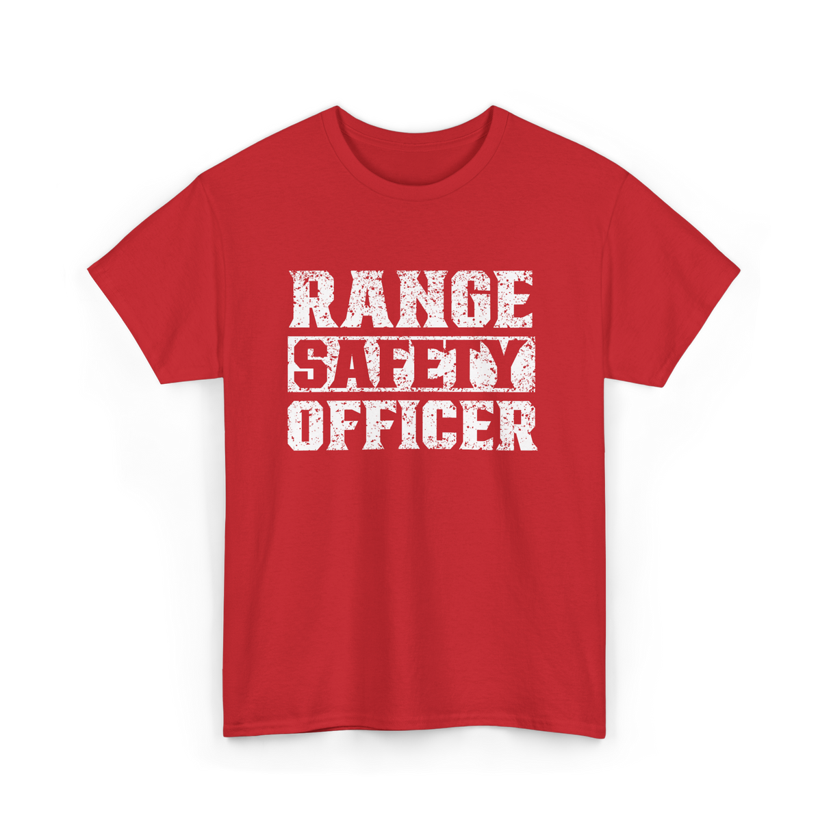Range Safety Officer Safety Officer T-Shirt - Red