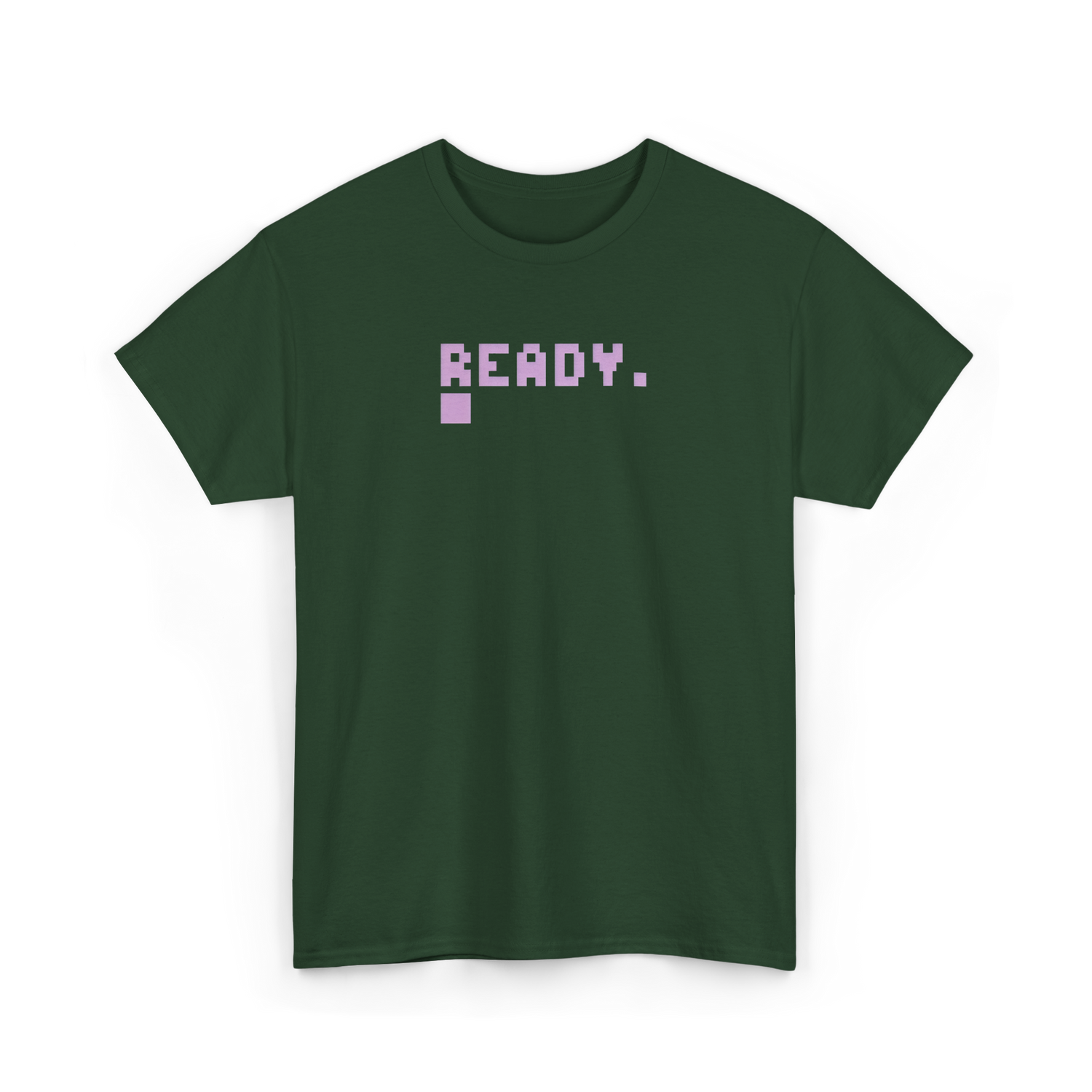 Ready Retro Gamer Computer T-Shirt - Forest Green
