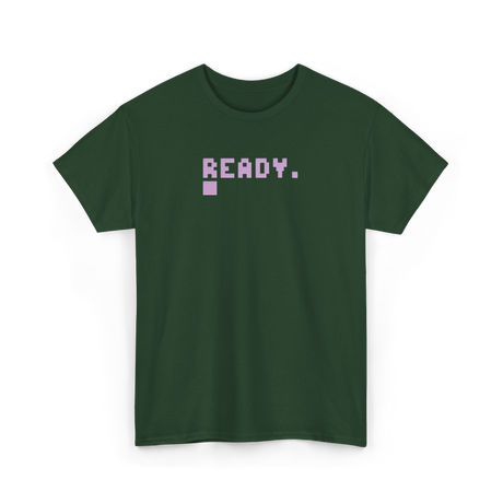 Ready Retro Gamer Computer T-Shirt - Forest Green