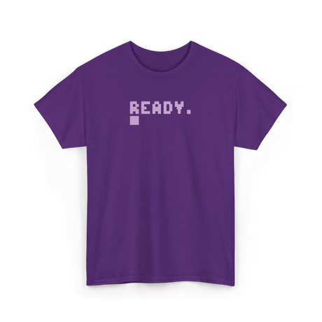 Ready Retro Gamer Computer T-Shirt - Purple