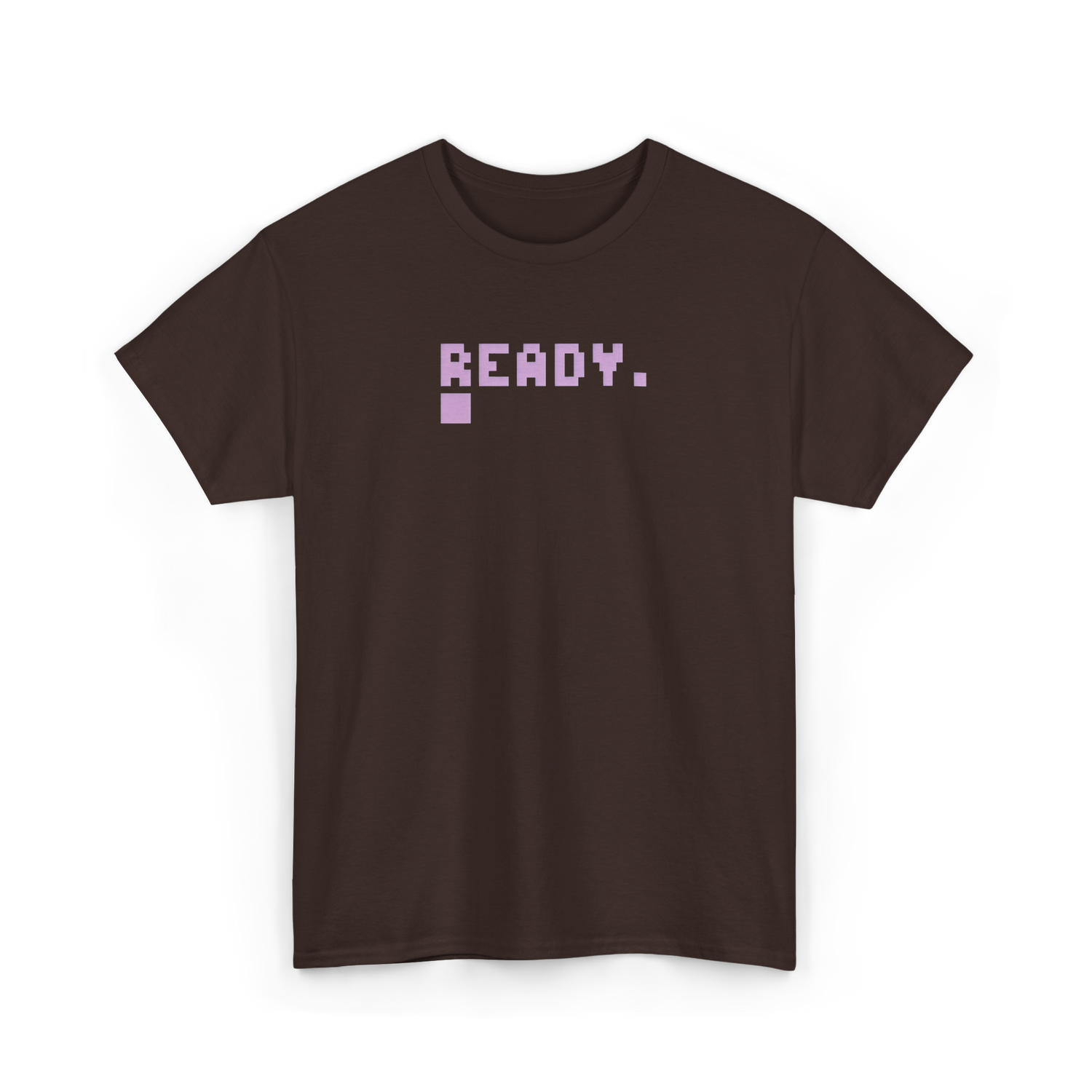 Ready Retro Gamer Computer T-Shirt - Dark Chocolate